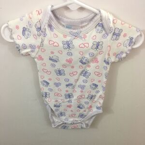 Baby Connection Infant Girls Onesie 0-3 mo NWOT